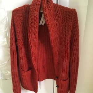 Mossimo orange cozy sweater